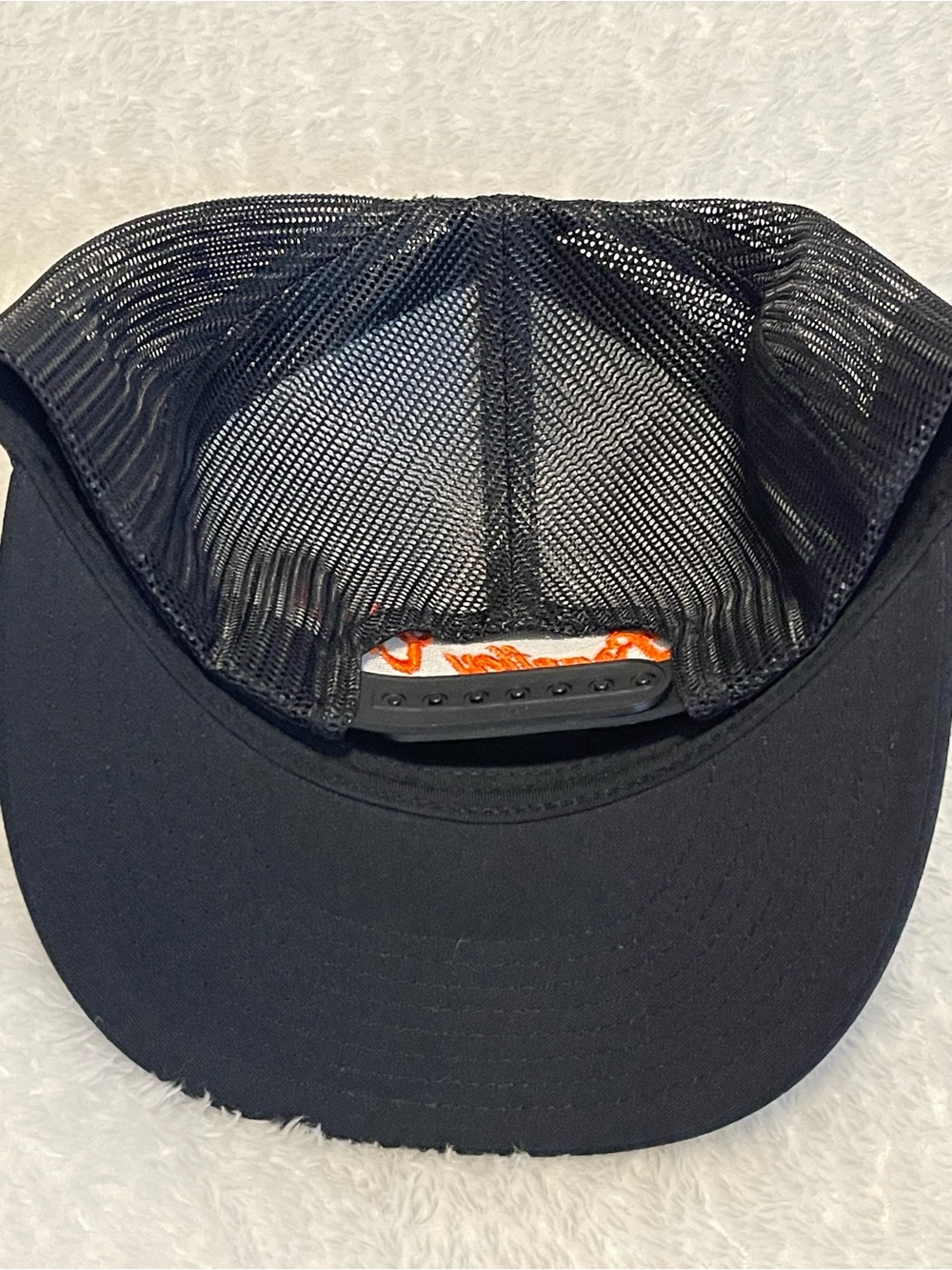 Brantley Creek Barbecue Texas Trucker Hat Black Orange The Classics Snapback - Picture 5 of 14